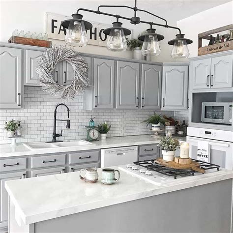 stainless steel farmhouse sink dark gray cabinets|farmhouse kitchen with gray cabinets.